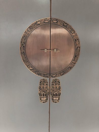 Vintage Asia Chinese Cabinet Wedding Cabinet Dove Grey - Art. A502/dove