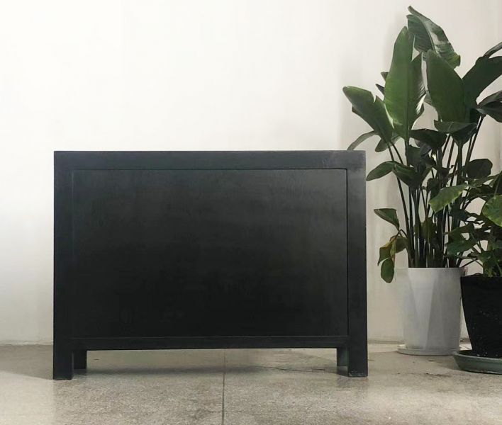 Vintage Asia Chinesische Kommode Sideboard Regal "Oceanflowers" - Art. 33082-5