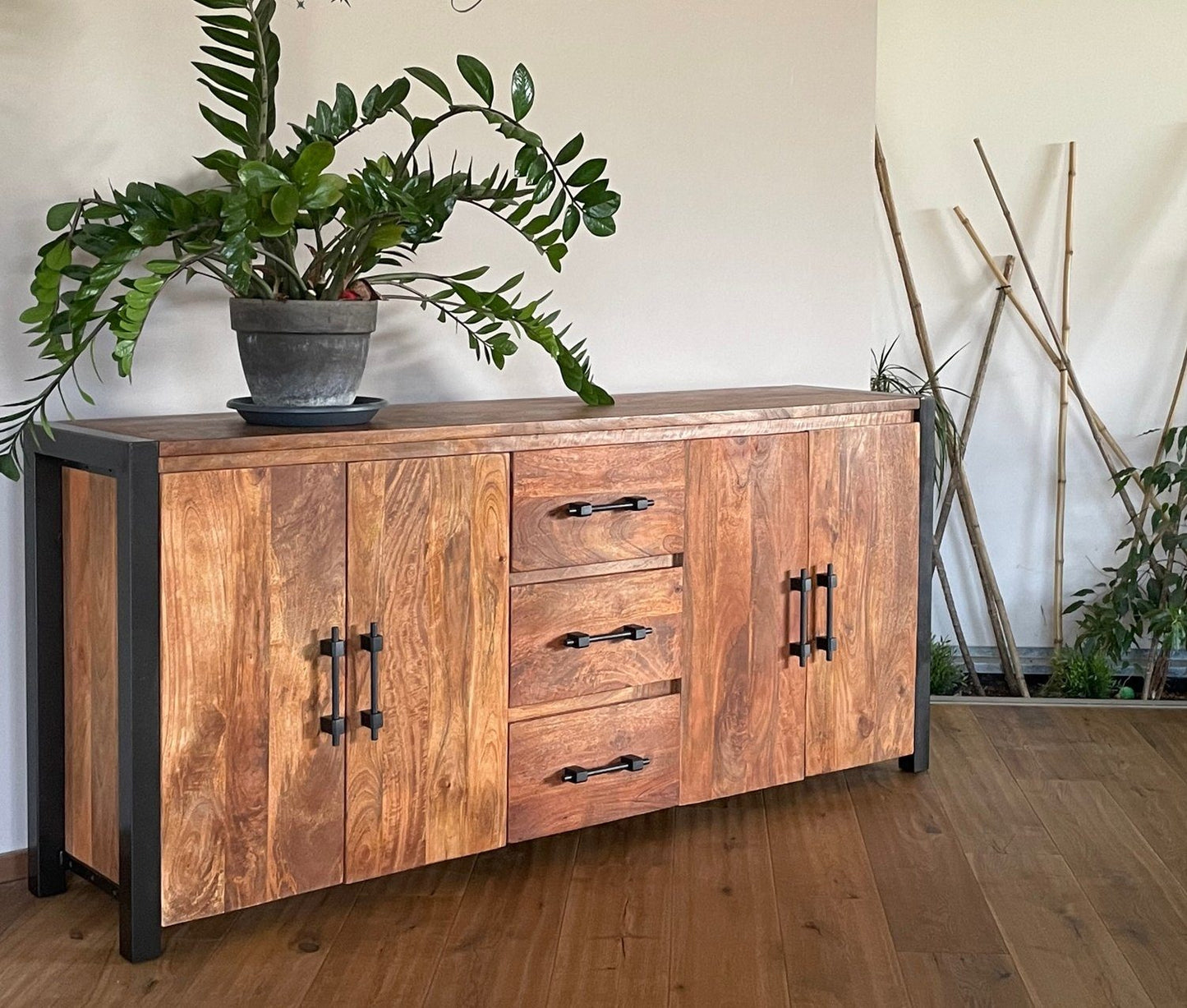 Aparador vintage de madera de mango Asia - Artículo SB-4D