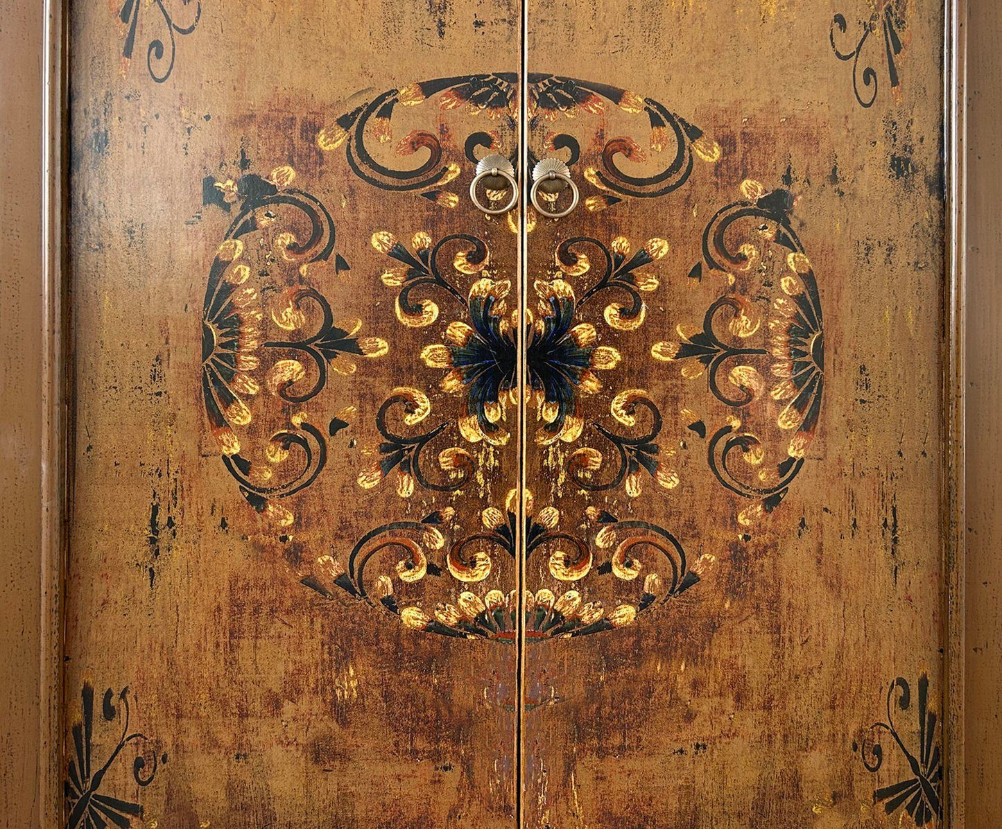 Vintage Asia Chinese Cabinet Wedding Cabinet Brown - Art. A600-5
