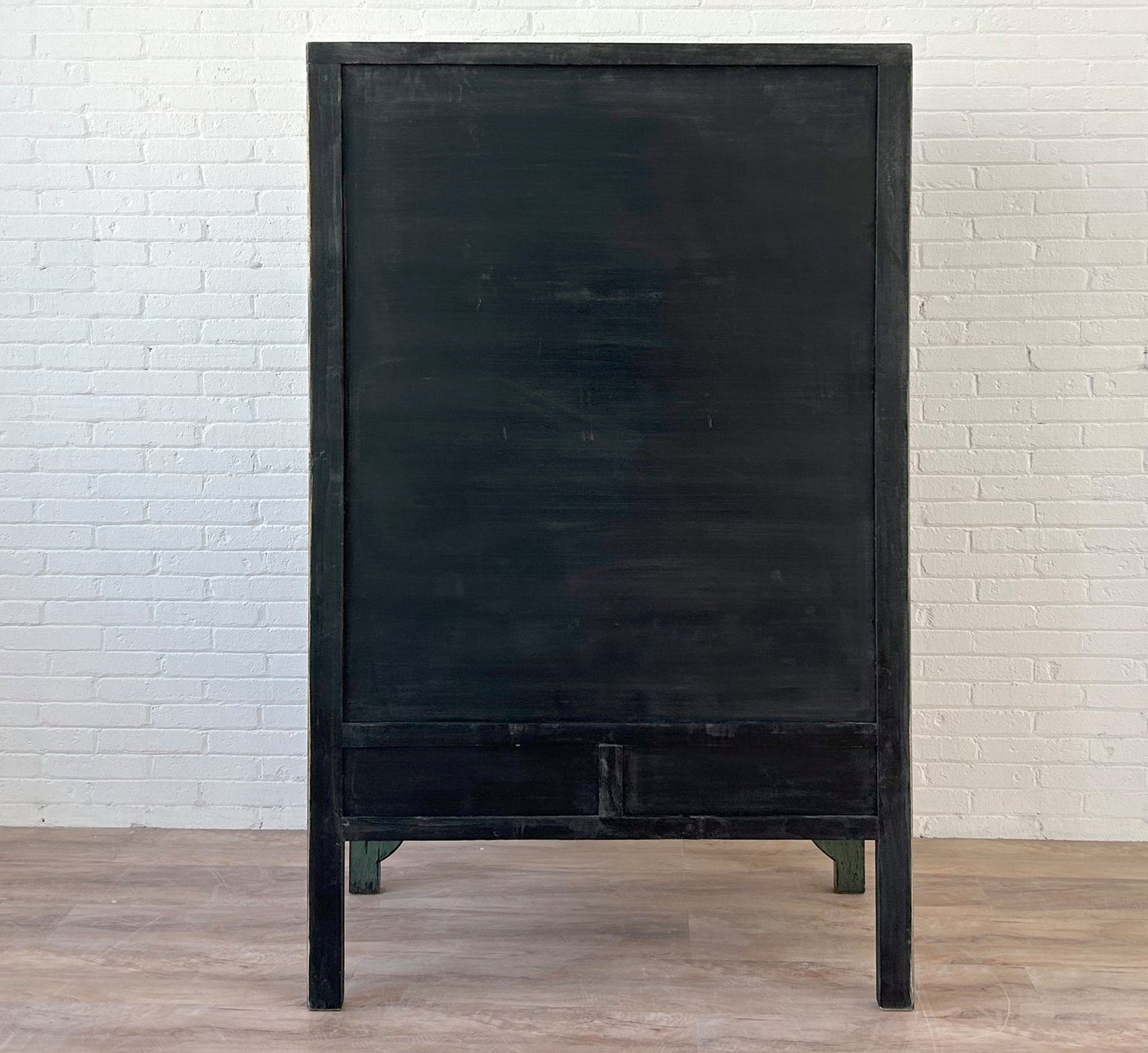 vintage Asie Chinois Armoire De Mariage Armoire Commode Sapin Vert - Article A600-2