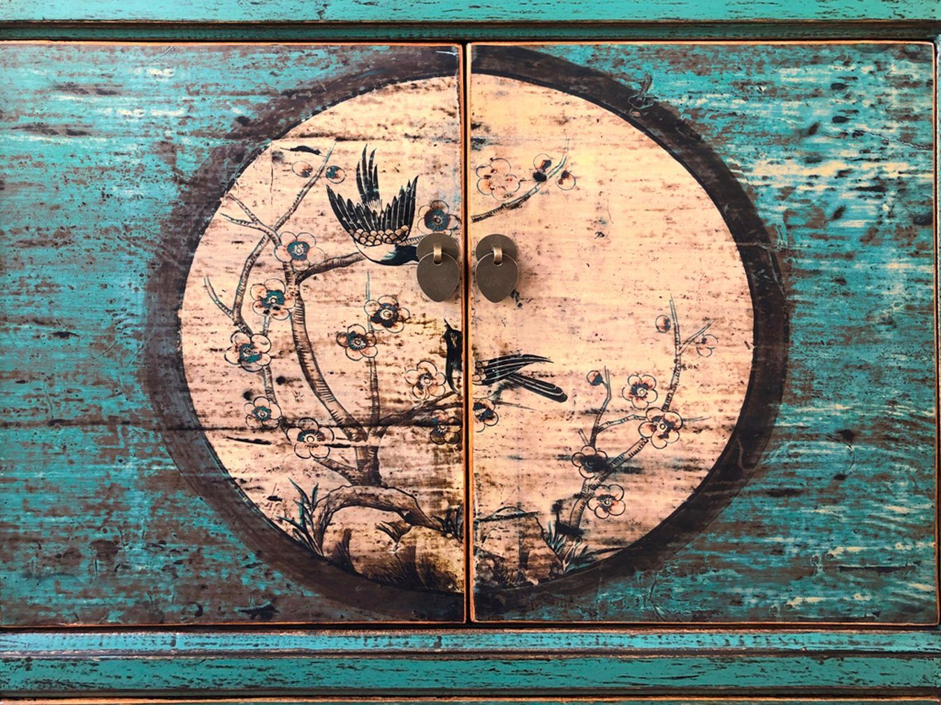 Cajonera vintage asiática para bodas "Aurora" - Art. 33723-6