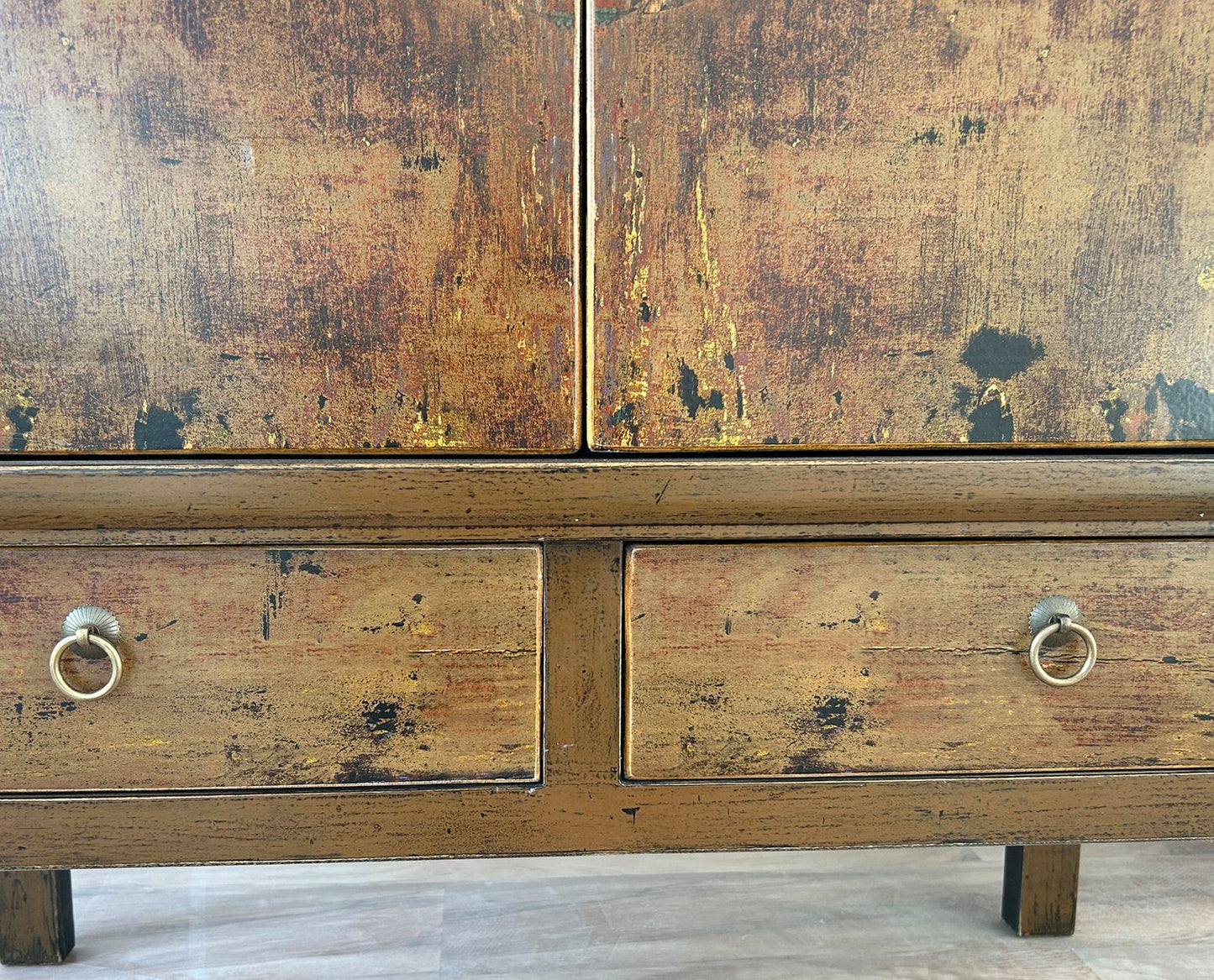 Vintage Asia Chinese Cabinet Wedding Cabinet Brown - Art. A600-5