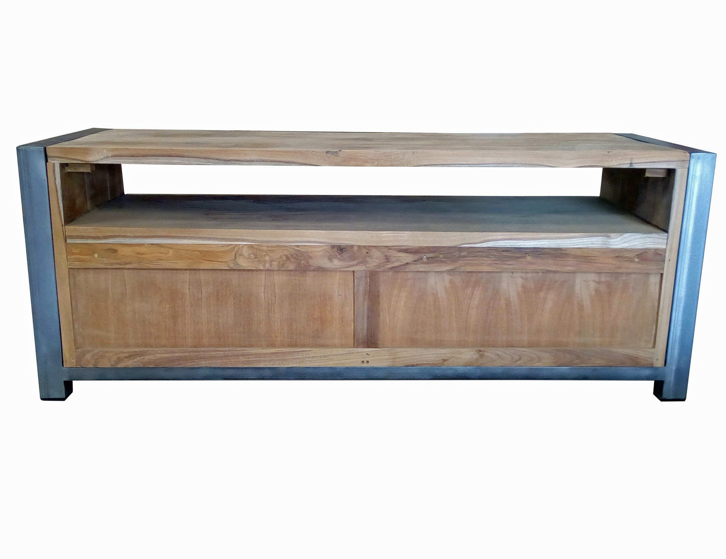 Mesa baja vintage asiática de madera de teca - Art. AUDIO-2D-50