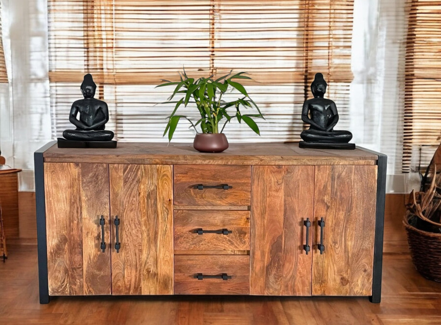 Aparador vintage de madera de mango Asia - Artículo SB-4D