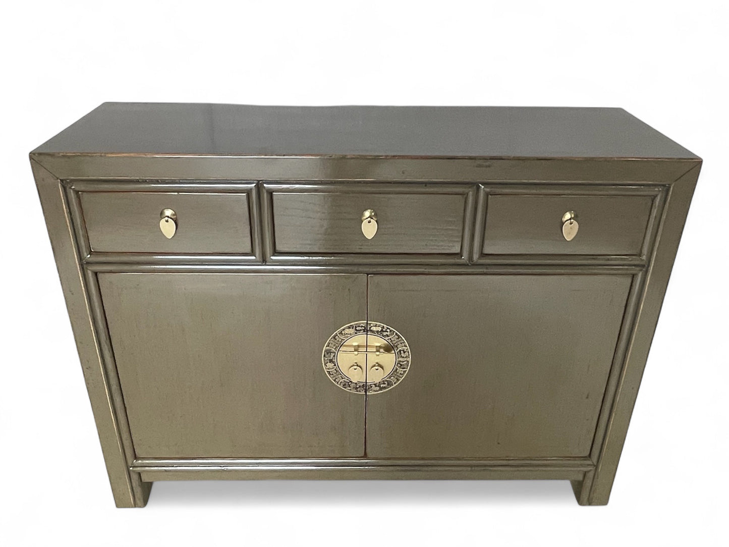 Vintage Asia Chinesische Kommode Sideboard Regal Braun - Art. 33083-MuddyBrown