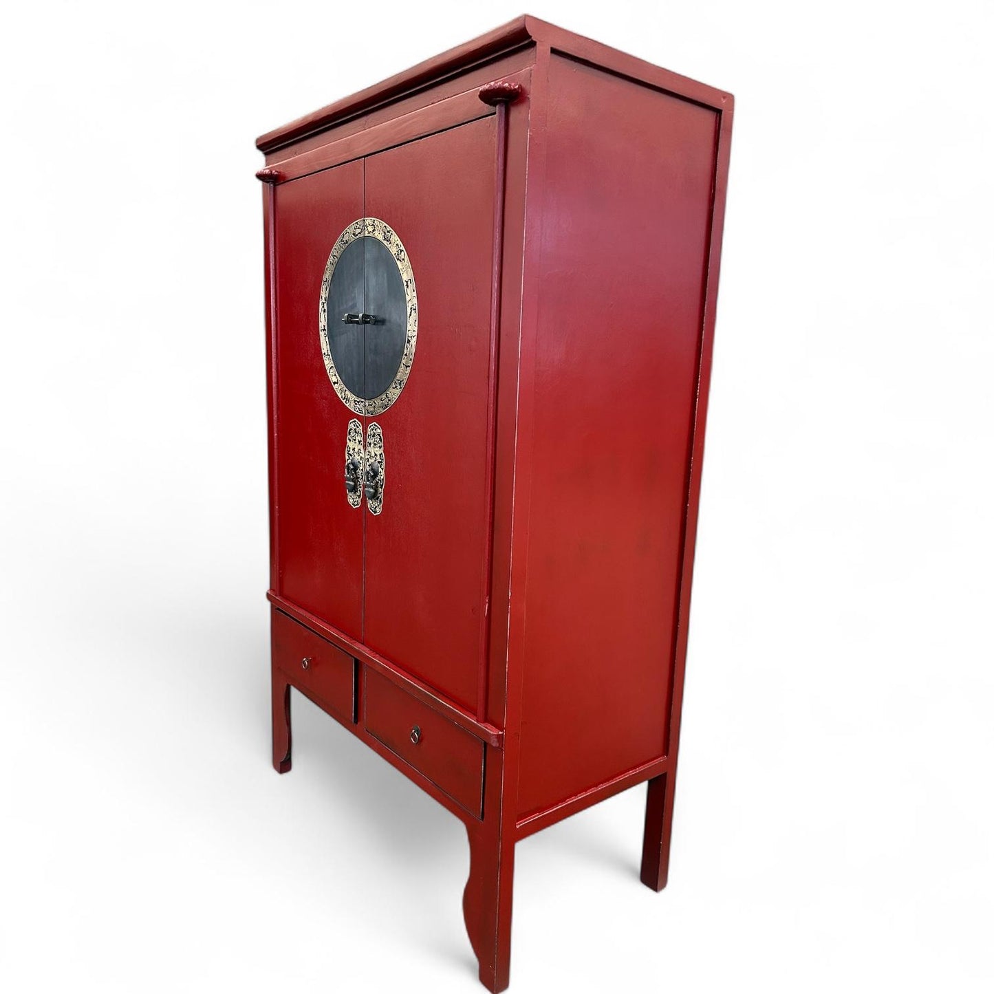 Cómoda estilo armario chino vintage Asia para boda, rojo - Art. A502/rojo