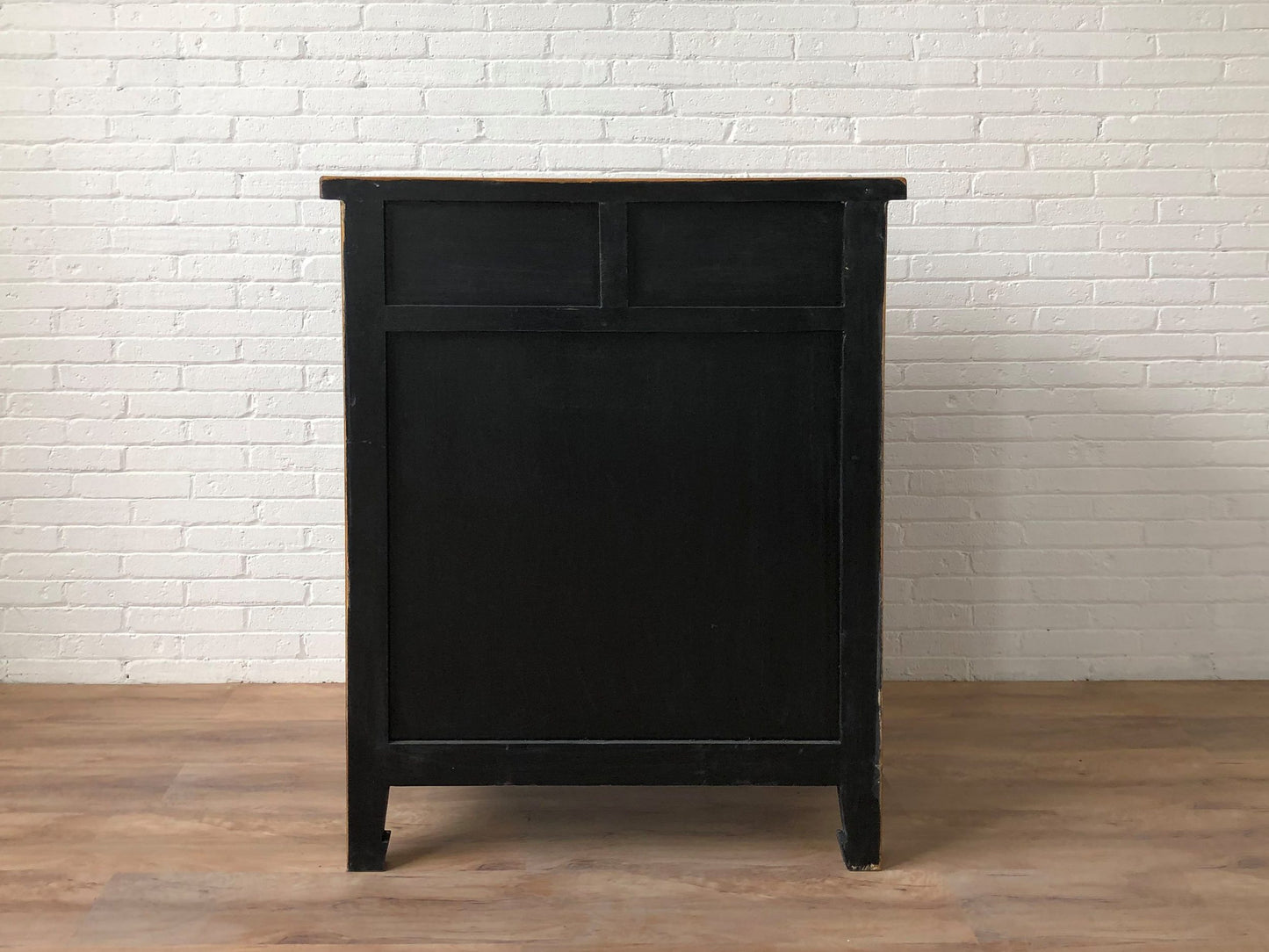 Vintage Asia Chinese Highboard Chest of Drawers Cabinet Red-Black - Art. 32610-3