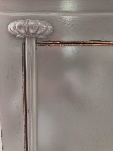 Vintage Asia Chinese Cabinet Wedding Cabinet Dove Grey - Art. A502/dove