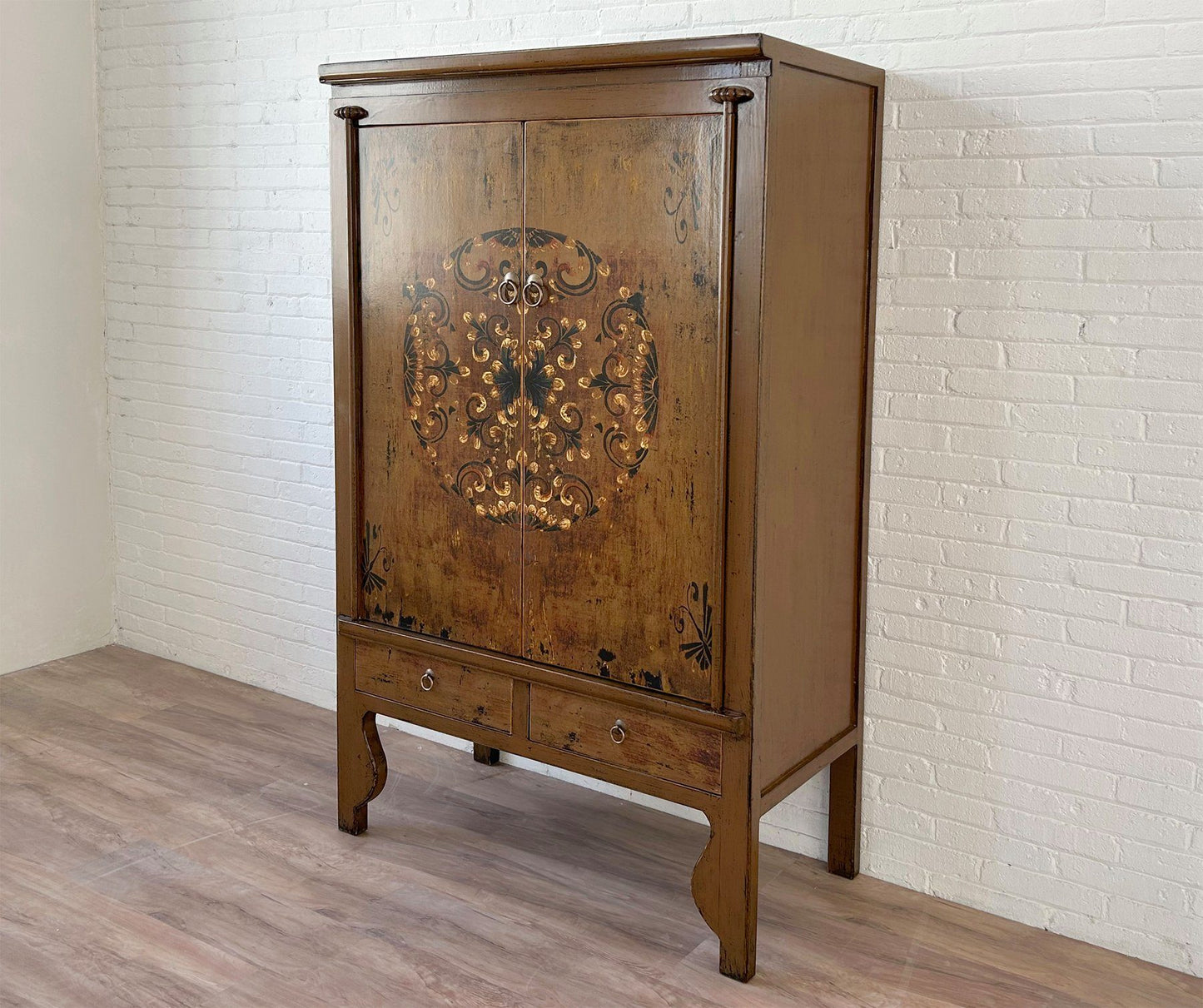 Vintage Asia Chinese Cabinet Wedding Cabinet Brown - Art. A600-5
