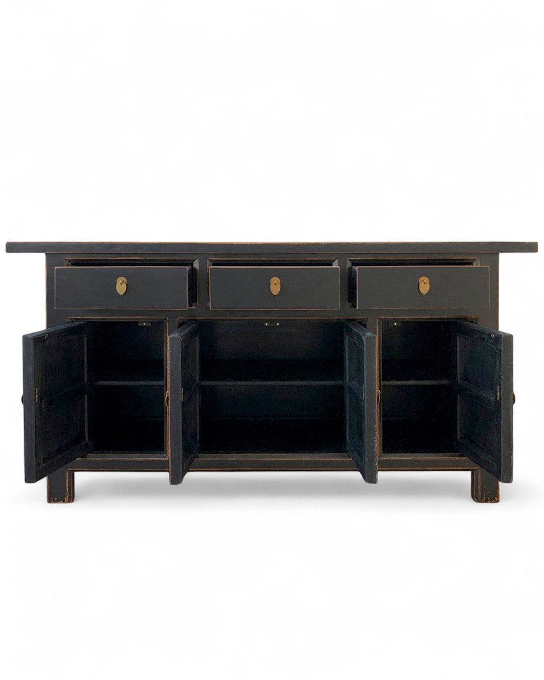 Vintage Asia Oriental Chest of Drawers Sideboard Cabinet "LesNoirs" - Art. 34372-9