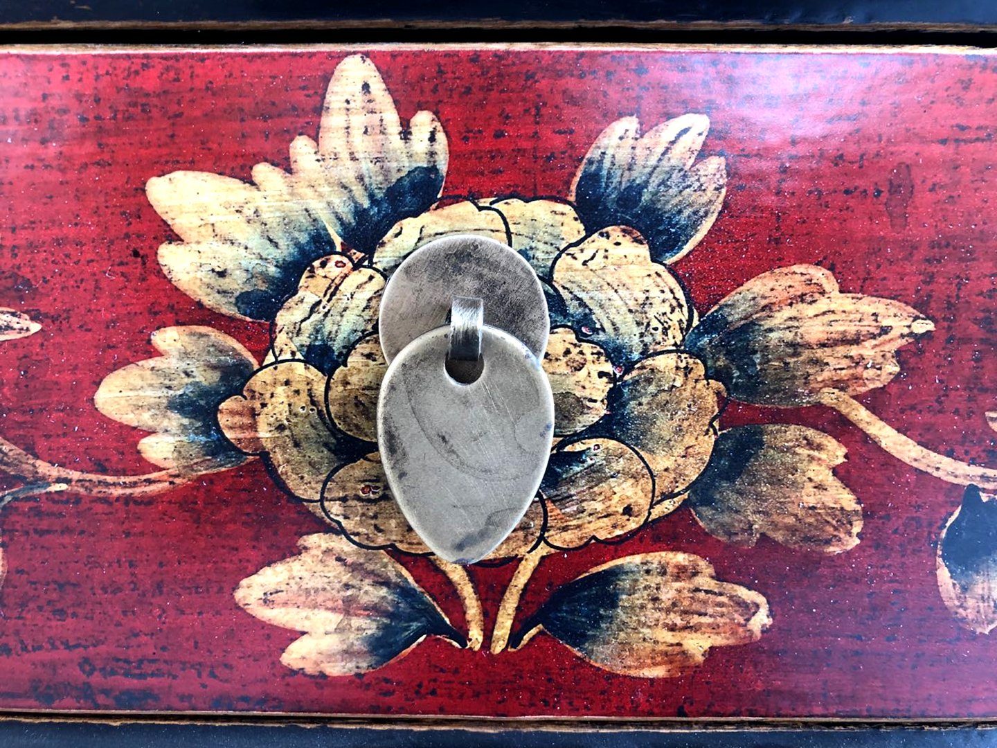 Vintage Asia Orientalische Kommode Sideboard Schrank "RedMagic" - Art. 34372-7