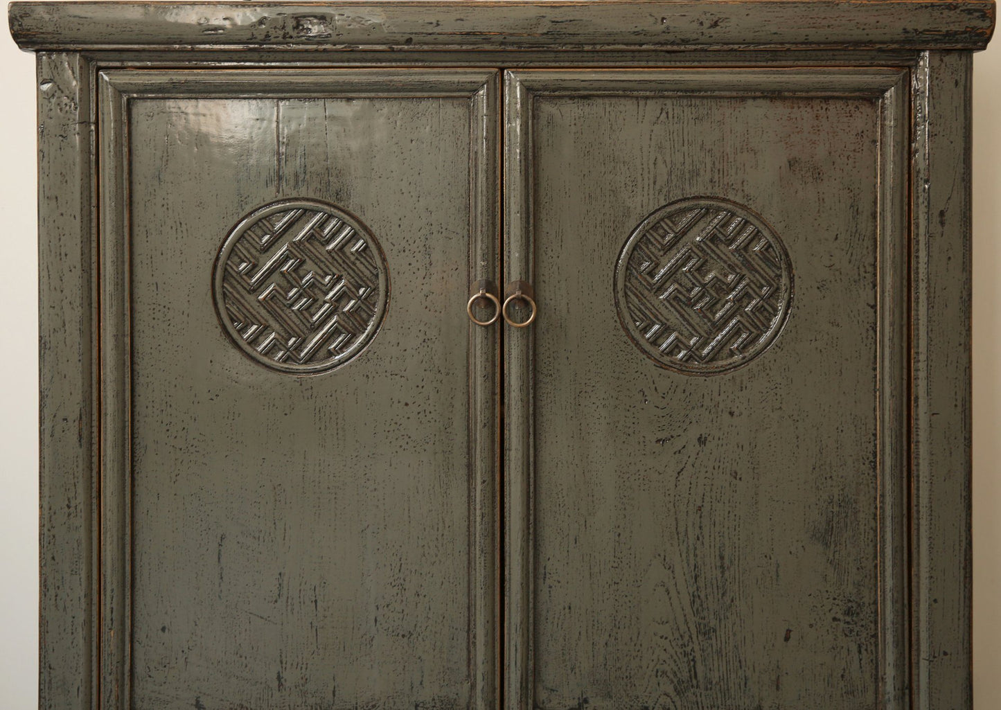 Oriental chest of drawers dark grey - Art. 42718
