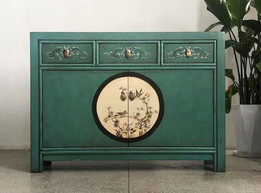 Vintage Asia Chinesische Kommode Sideboard Regal "Aurora" - Art. 33082-10