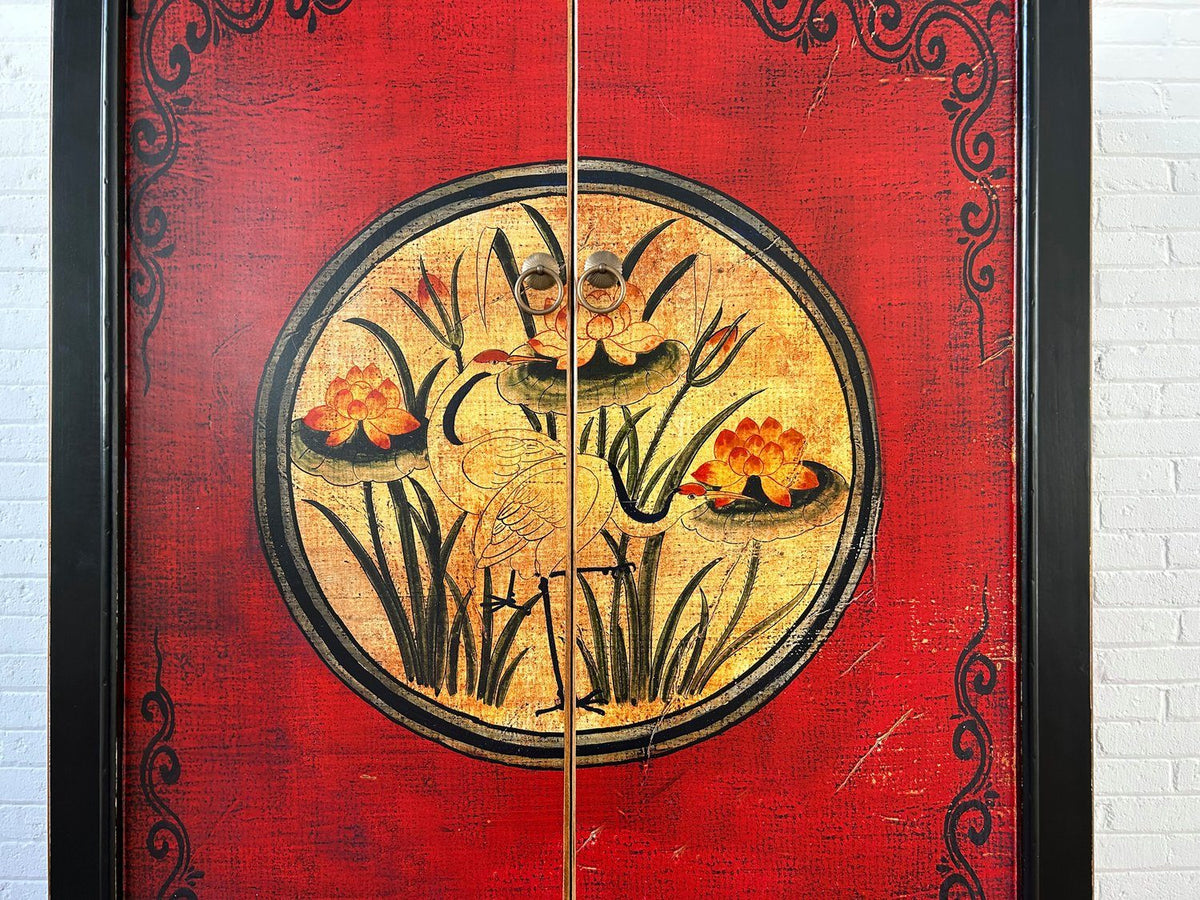 vintage Asia Chinese Cabinet Wedding Cabinet « Red Magic » - Article A600-1