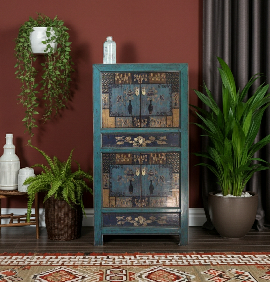 Cómoda y armario para bodas vintage asiático "Oceanflowers" - Artículo 33723-3