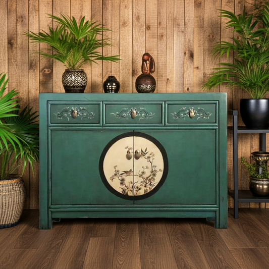 Vintage Asia Chinesische Kommode Sideboard Regal "Aurora" - Art. 33082-10