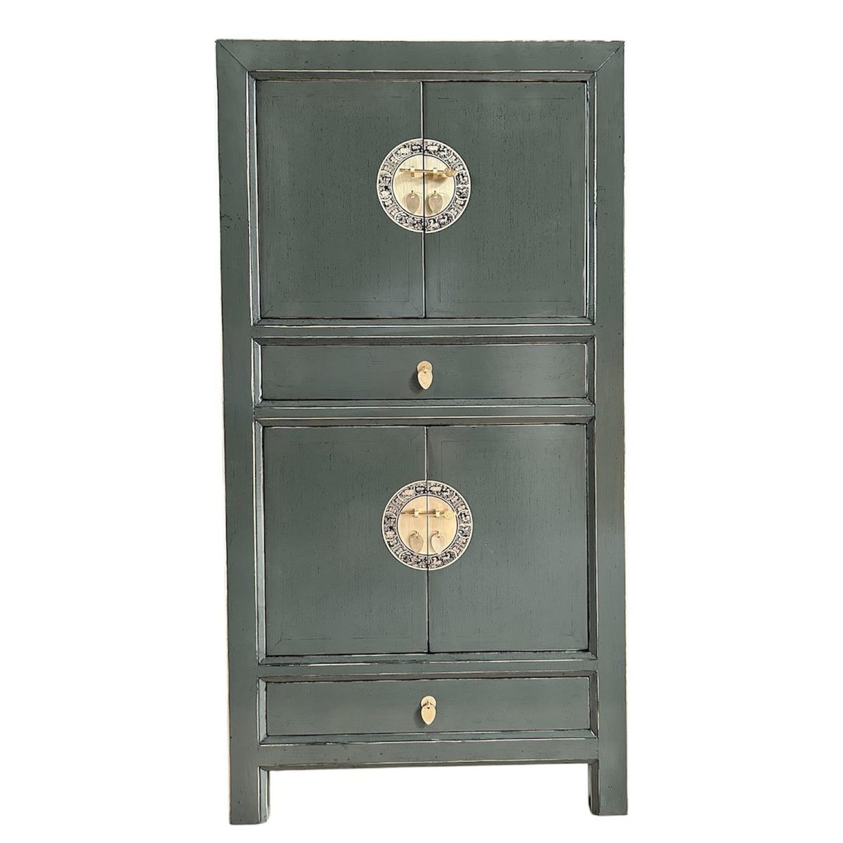 Vintage Asia Hochzeitsschrank Schrank Kommode Regal - Art. 34723-Cloud