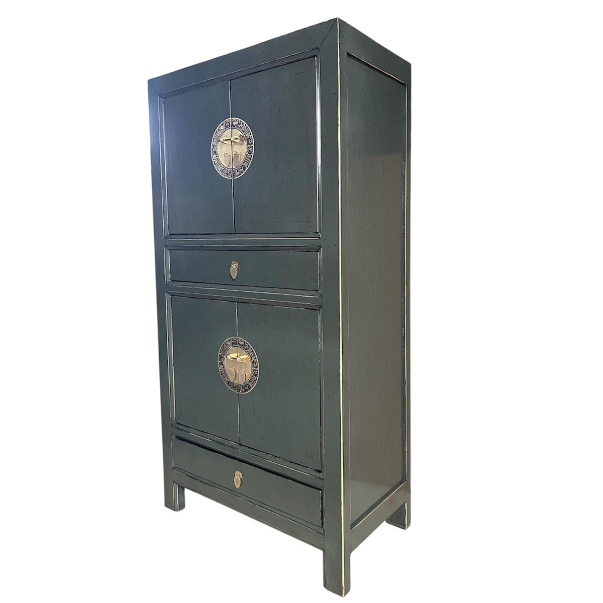 Vintage Asia Hochzeitsschrank Schrank Kommode Regal - Art. 34723-Cloud
