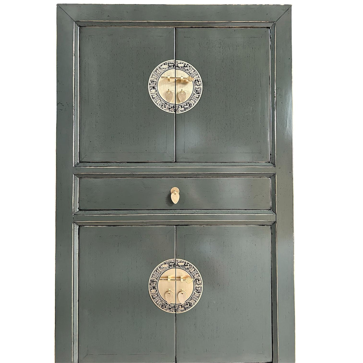 Vintage Asia Hochzeitsschrank Schrank Kommode Regal - Art. 34723-Cloud