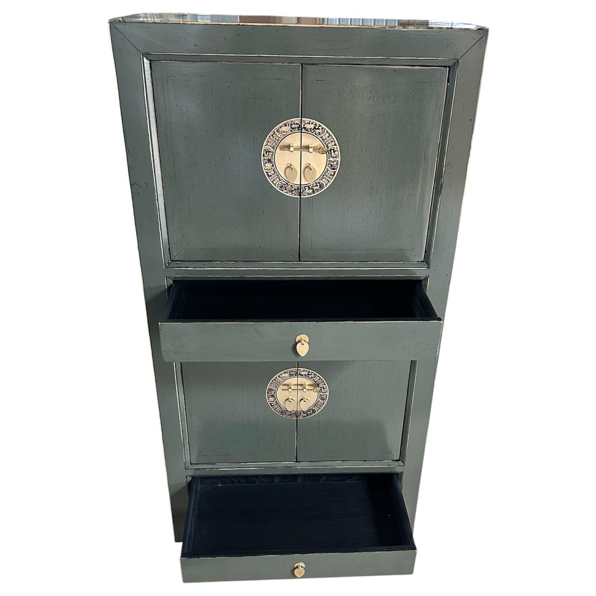 Vintage Asia Hochzeitsschrank Schrank Kommode Regal - Art. 34723-Cloud