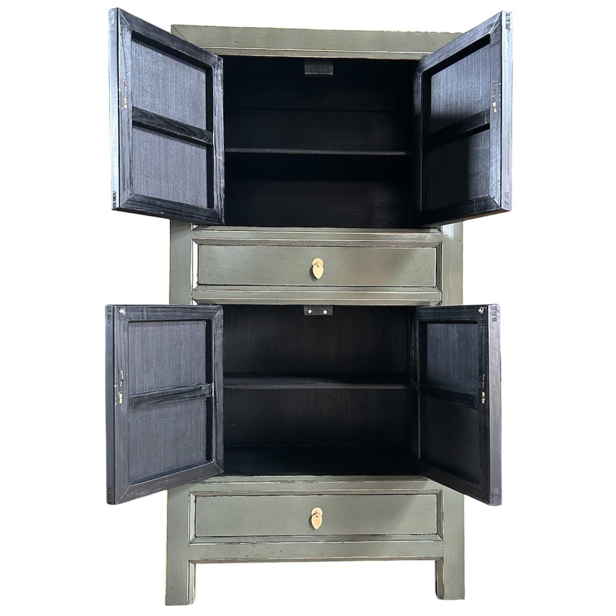 Vintage Asia Hochzeitsschrank Schrank Kommode Regal - Art. 34723-Cloud