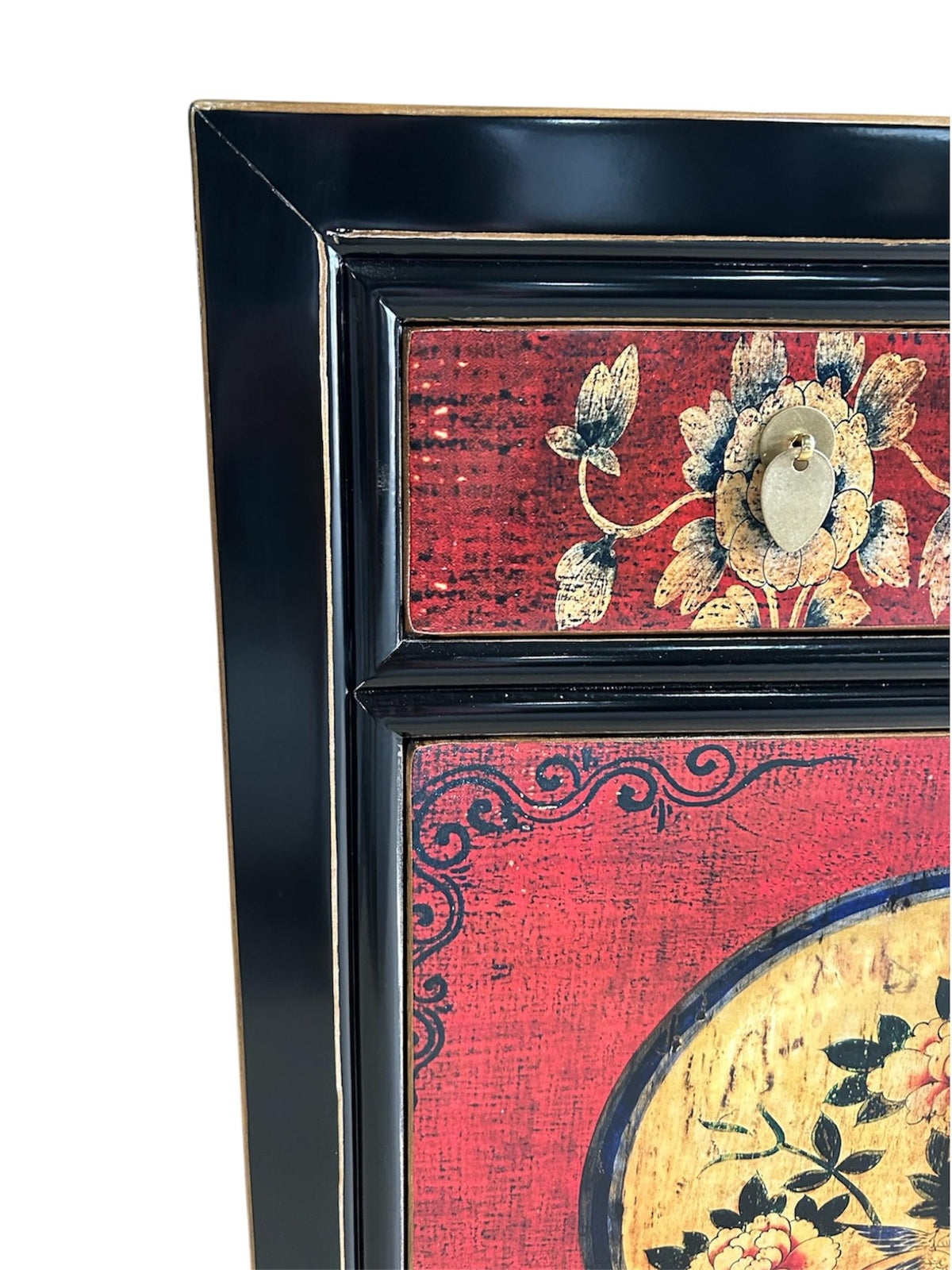 Vintage Asia Chinese Dresser Buffet Shelf « RedMagic » - Article 33082-9