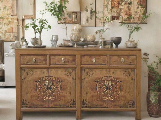 Chinesisches Sideboard Kommode Braun - Art. 31196-brown