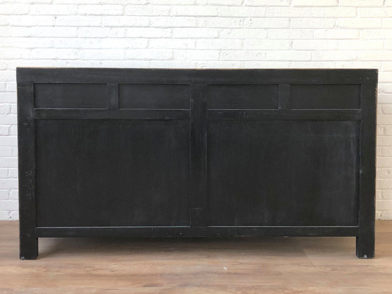 Vintage Asia Chinesisches Sideboard Kommode Schrank Dunkelblau - Art. 31196-darkblue