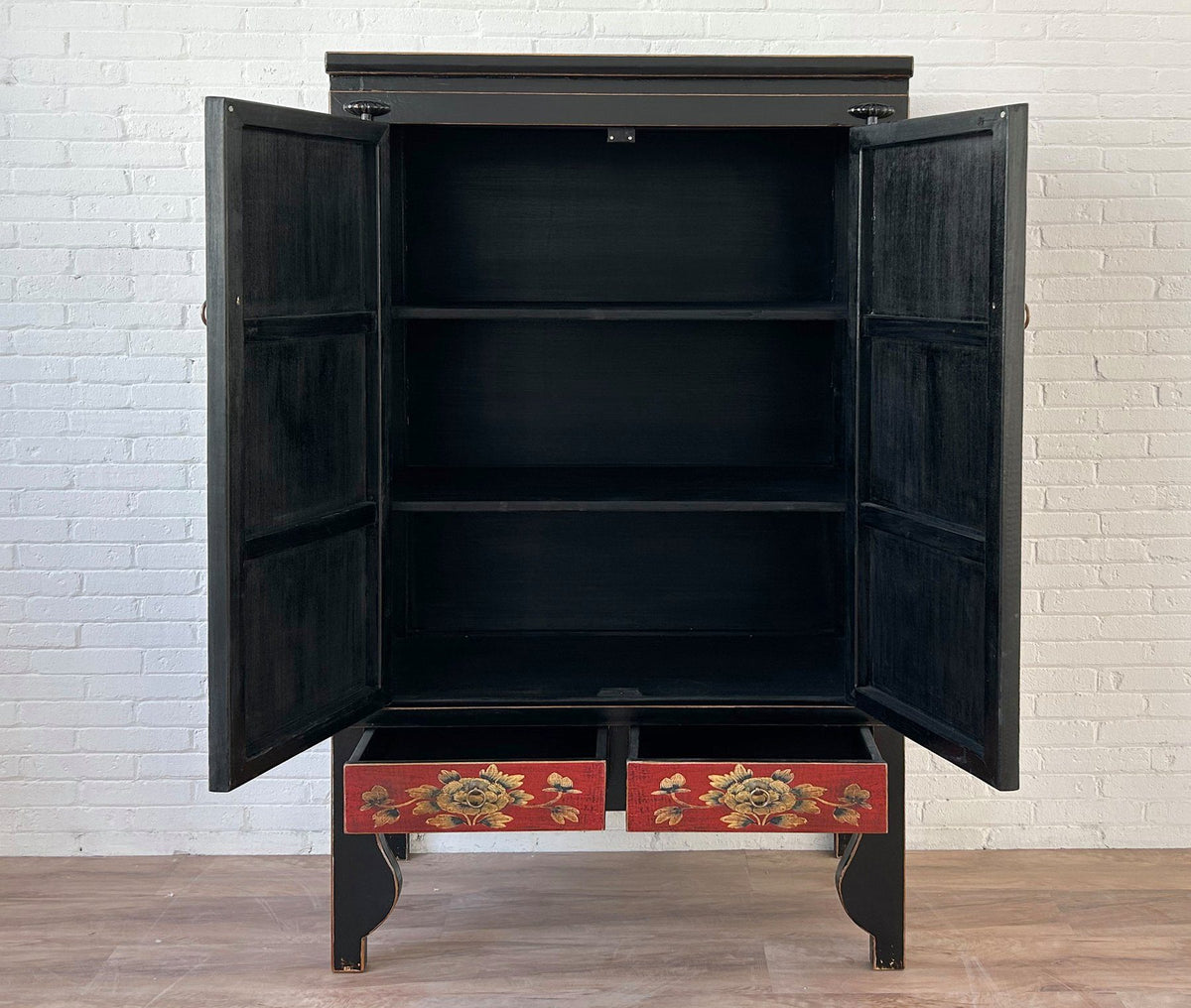vintage Asia Chinese Cabinet Wedding Cabinet « Red Magic » - Article A600-1