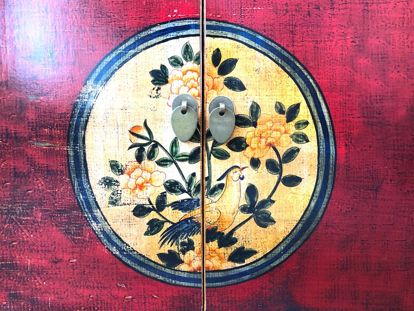 Asiatische Kommode Sideboard Rot "RedMagic" - Art. 34740-4