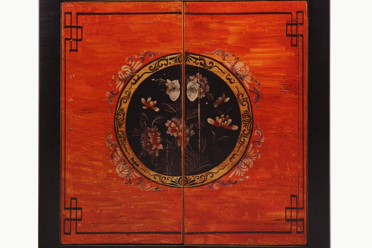 Chinese highboard dresser cabinet "Coalflowers" - Art. 32610-1