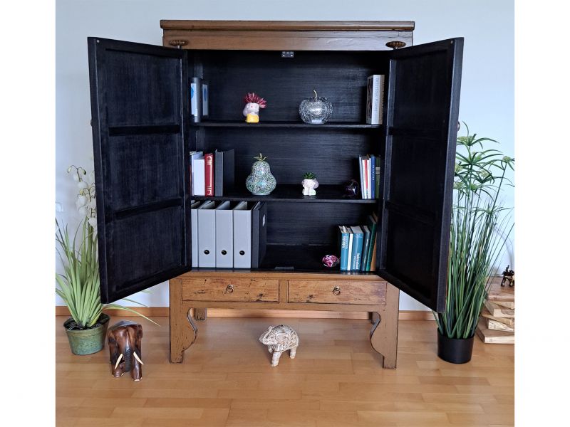 Vintage Asia Chinese Cabinet Wedding Cabinet Brown - Art. A600-5